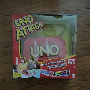Mattel UNO Attack Game - Red and Yellow